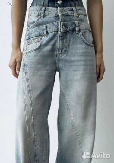 Джинсы zara 34