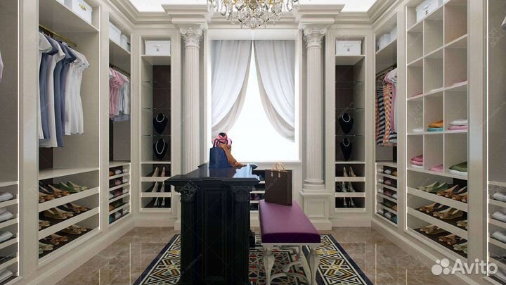 Гардеробные комнаты на заказ