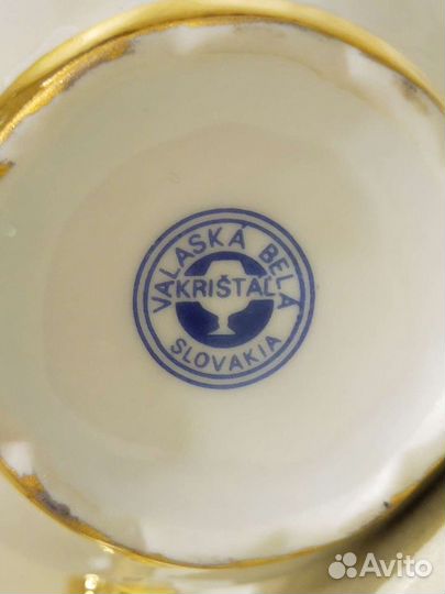 Чашки с блюдцем 6 штук Словакия