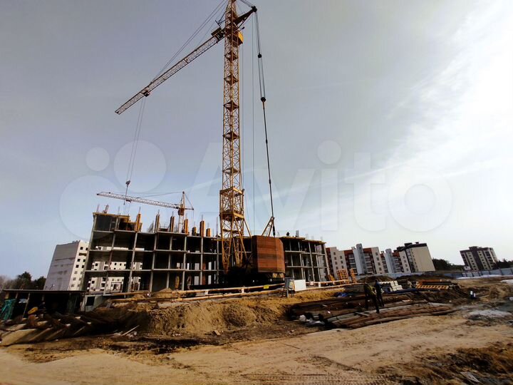 2-к. квартира, 57,5 м², 1/8 эт.