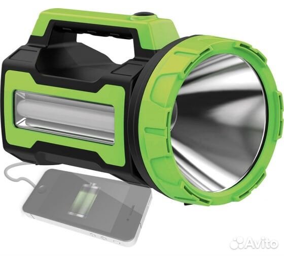 Космос Фонарь-прожектор 9110wusb акк 4V6Ah LED 10W