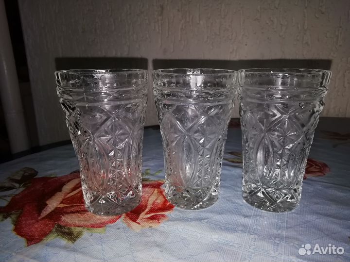 Хрустальные стаканы СССР