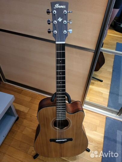 Электроакустическая гитара ibanez AW65ECE-LG