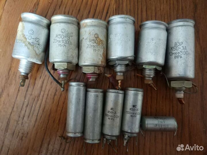 Резисторы конденсаторы СССР