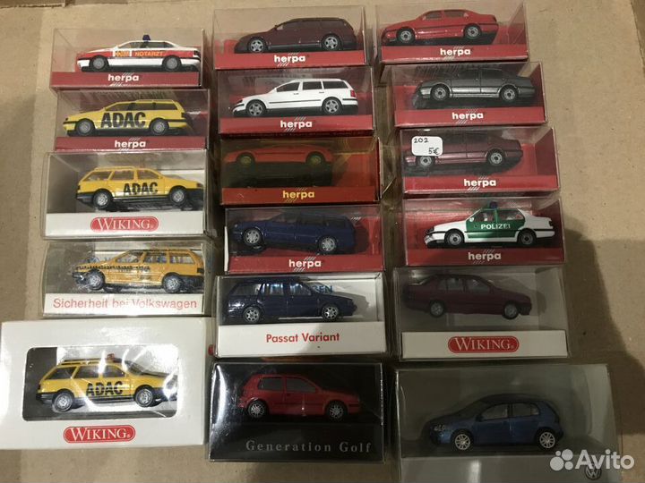 Модели Volkswagen от Herpa Wiking масштаб 1:87