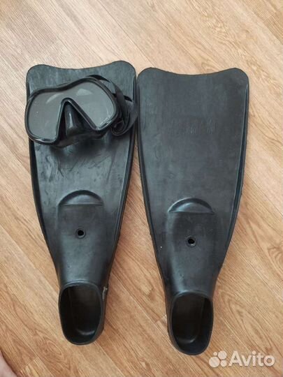 Ласты для плавания+маска