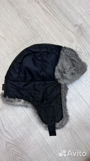 Шапка с натуральным мехом (детская)