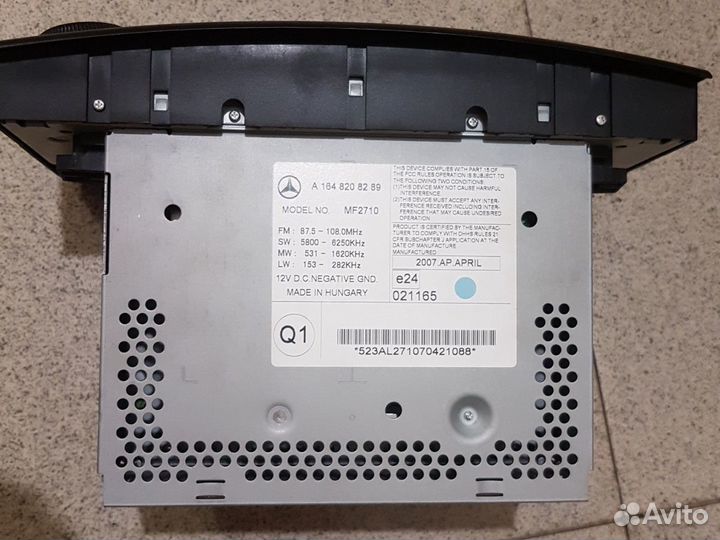 Ml W 164 команд магнитола