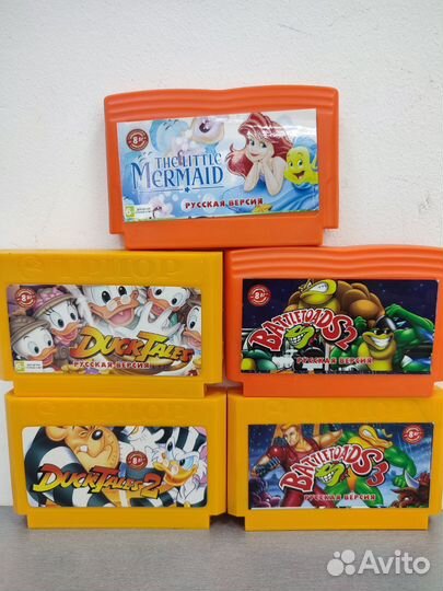 Картриджи dendy 8 бит