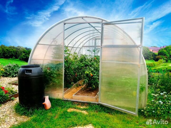 Теплица 3х4м простая