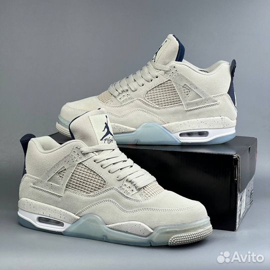 Nike Air Jordan 4 белые