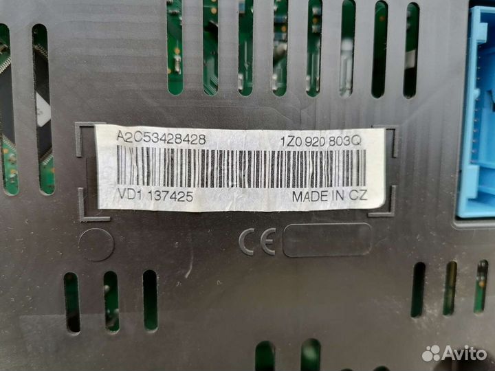 Панель приборов Skoda Octavia A5,VAG 1Z0920803Q