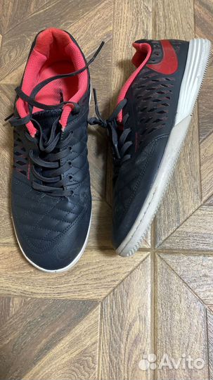Футзалки Nike lunar gato черные