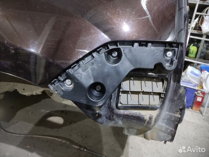 Renault Duster кронштейн заднего бампера левый