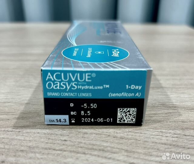 Контактные линзы 1-Day Acuvue Oasys