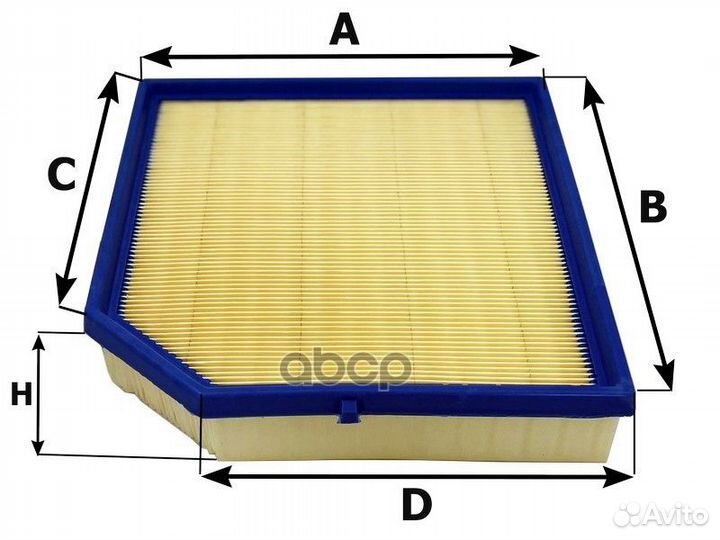 Фильтр воздушный volvo XC40 шт AG 855 Goodwill