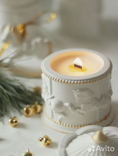 Свеча гипсовая