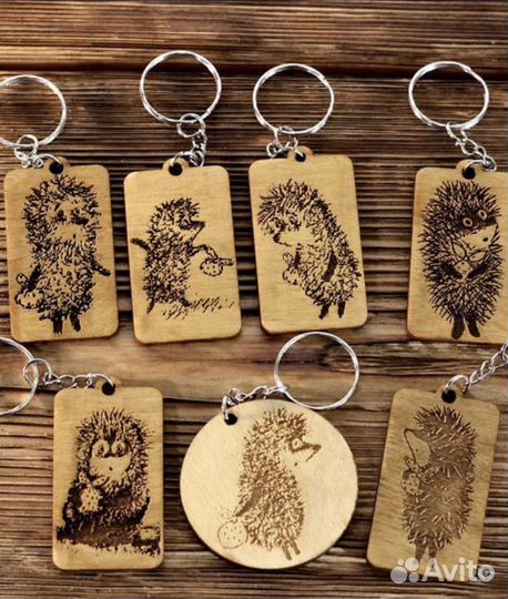 Брелоки оптом с лазерной гравировкой