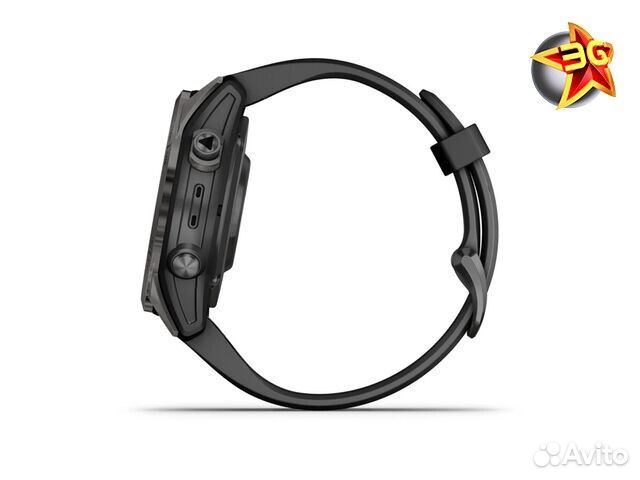 Часы Garmin Fenix 7S Pro Sapphire Solar Carbon Grey