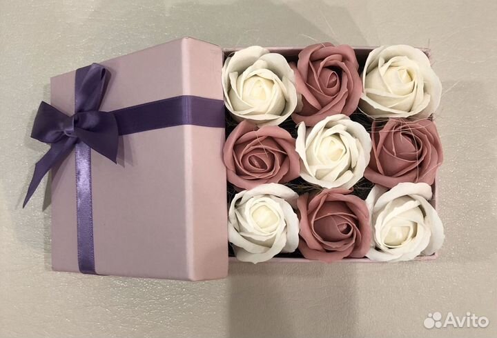 Букеты из мыльных роз