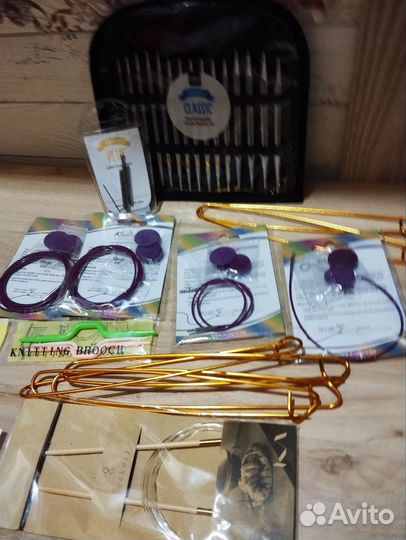 Лески KnitPro для разъемных спиц и drops classic н