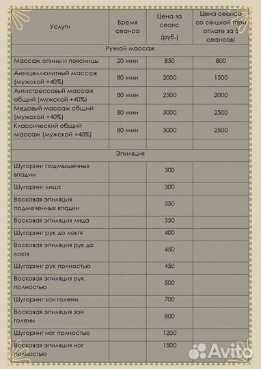 Коррекция фигуры аппаратный и ручной массаж