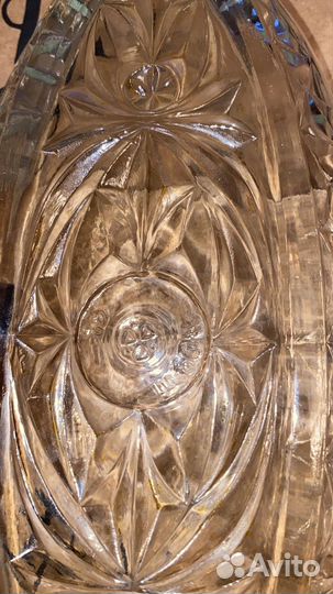 Селедочница СССР стекло