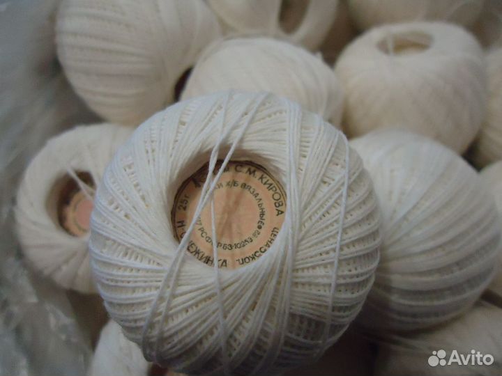 Нитки вязальные