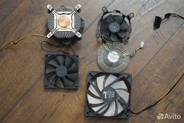 Вентиляторы для корпуса, кулеры для процессора