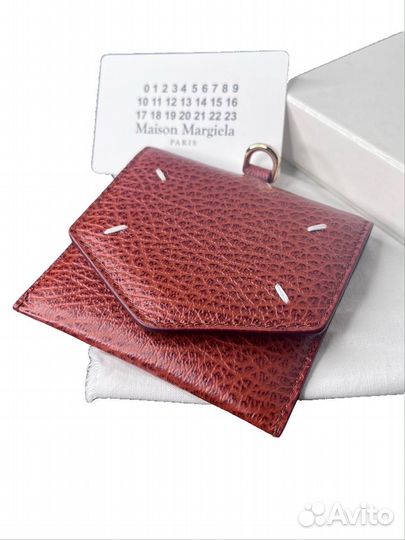 Maison Margiela Burgundy Wallet Оригинал