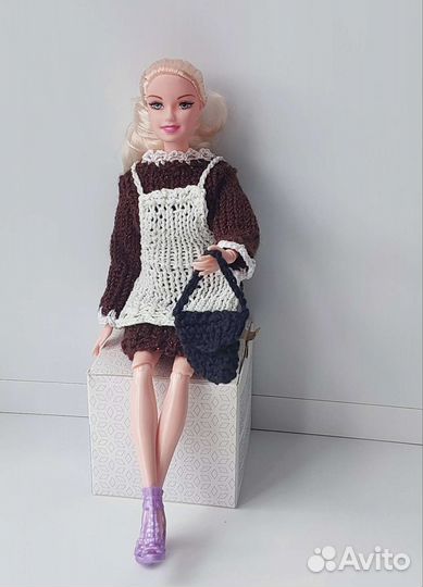 Барби новая, в одежде ручной работы