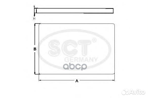 Фильтр салона SCT SA-1160 Mercedes SA1160 SCT