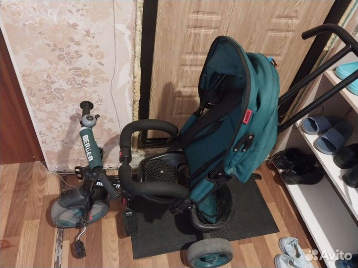 Детский велосипед с ручкой бу