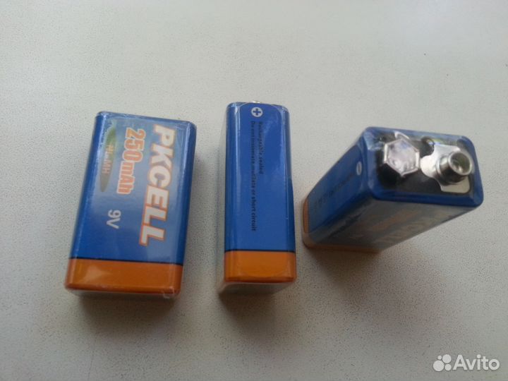 Аккумуляторы крона 9v 250mah, зарядные устройства