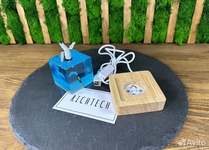 Ночник из эпоксидной смолы