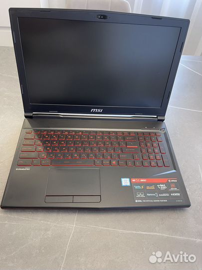 Игровой ноутбук MSI GL63 8RD
