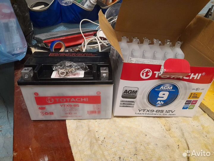 Ytx9-bs аккумулятор для мото 9 Ампер