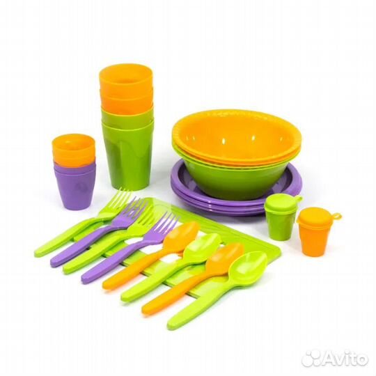 Набор для пикника следопыт «Weekend» пластик, на 4