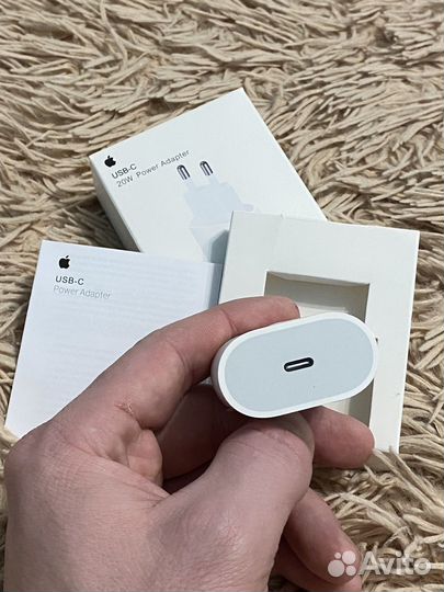 Блок быстрой зарядки Apple Type-C оригинал
