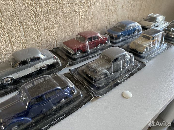 Коллекция азлк москвич 1:43 новые модели