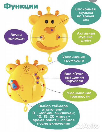 Мобиль для детской кроватки