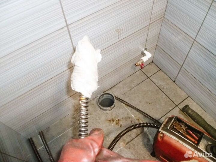 Прочистка канализации удаление засора чистка труб