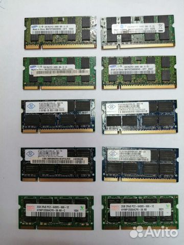 Память ноутбучная 2Gb DDR2