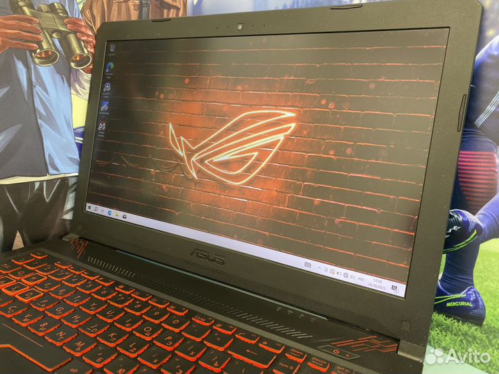 Игровой Ноутбук Asus i7-8750H/16gb/1050TI/Full-HD