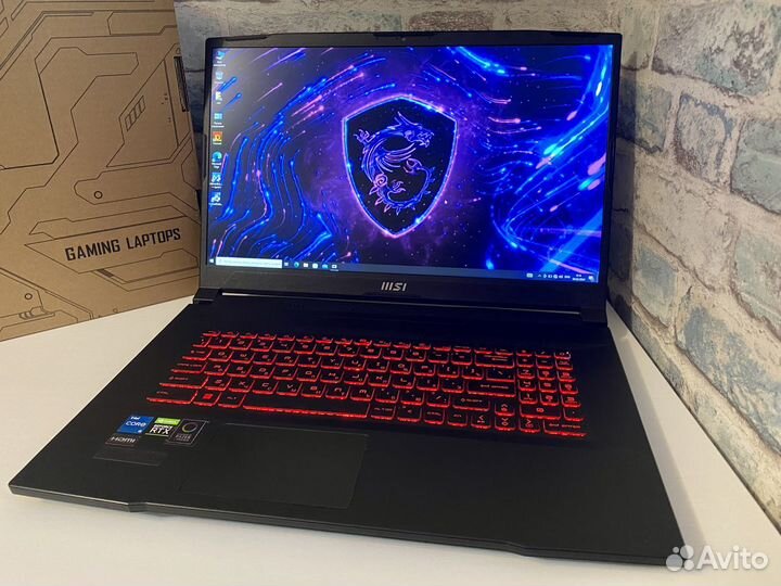 Огромный MSI Katana 6ядер i5-11400 RTX 3050 16Gb