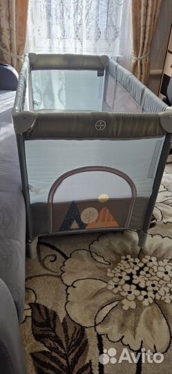 Детская кроватка манеж складная