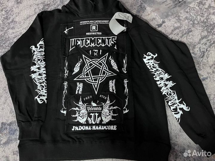 Худи vetemens hardcore