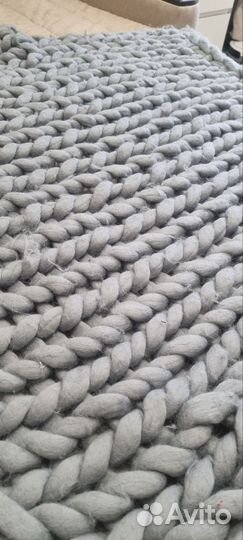 Плед детский вязаный ручная работа