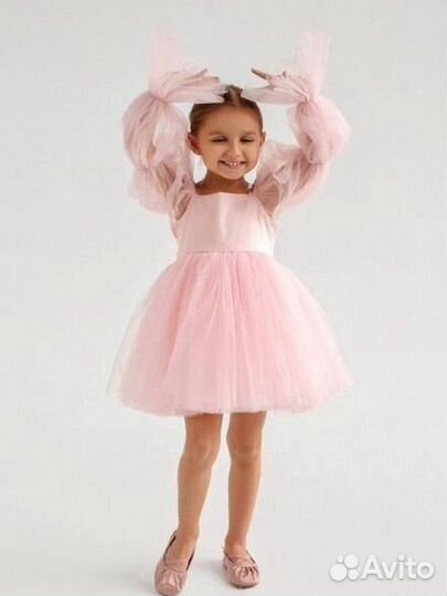 Детское нарядное платье 98