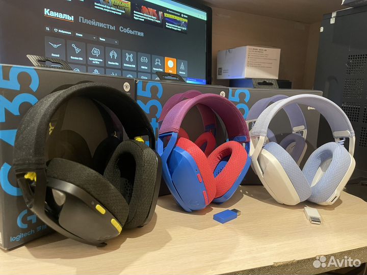 Беспроводные наушники logitech g435